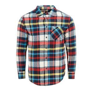 Firetrap Mens Plaid Shirt / Multicolored